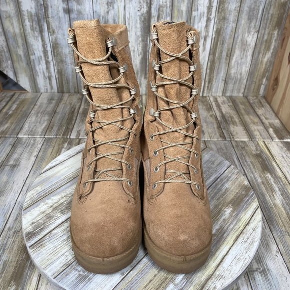 Belleville Military Combat Boots Mens 5.5 Waterproof Tan Cold Weather Vibram main image 9